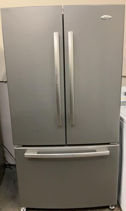 Whirlpool 3-Door Silver Refrigerator
