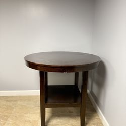 Round Bar Height Dining Table