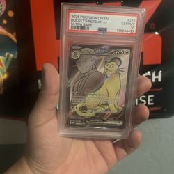 POKEMON TEAM ROCKETS PERSIAN MINT PSA 10
