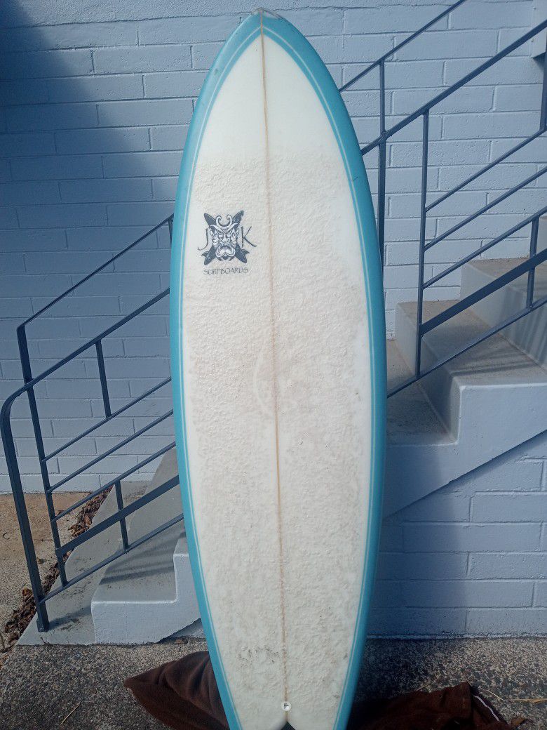Surf Board Ready To Ride Waves 