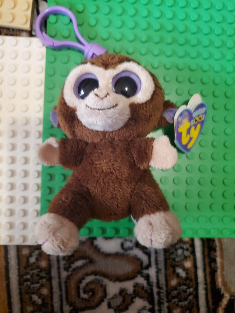 TY Beanie Boos Mini Boo COCONUT the Monkey Keychain Mini