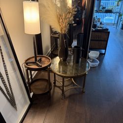 Mango Wood and Iron Shelby Side Table $150/OBO