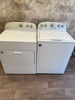 Whirlpool washer and dryer laundry