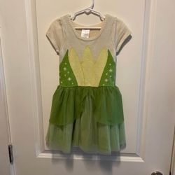 Disney Toddler Girls Green Princess Tiana Cosplay Dress Up Dress size 4T Must pick Up 