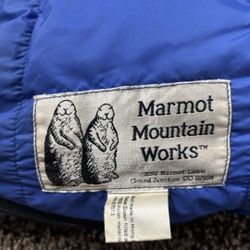 Marmot.  Down.  Sleeping.  Bag