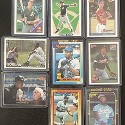 Great Rookie Baseball Card Lot Huge Names Plus Error Cards Along As Well No Reprints All In Great Condition 