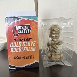 San Francisco Giants 2025 Patrick Bailey GOLD Catcher SGA Bobblehead