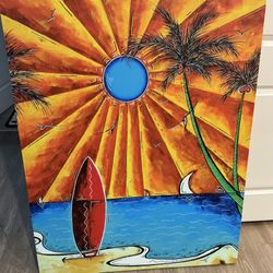 Fun, Colorful, 38x48 Canvas