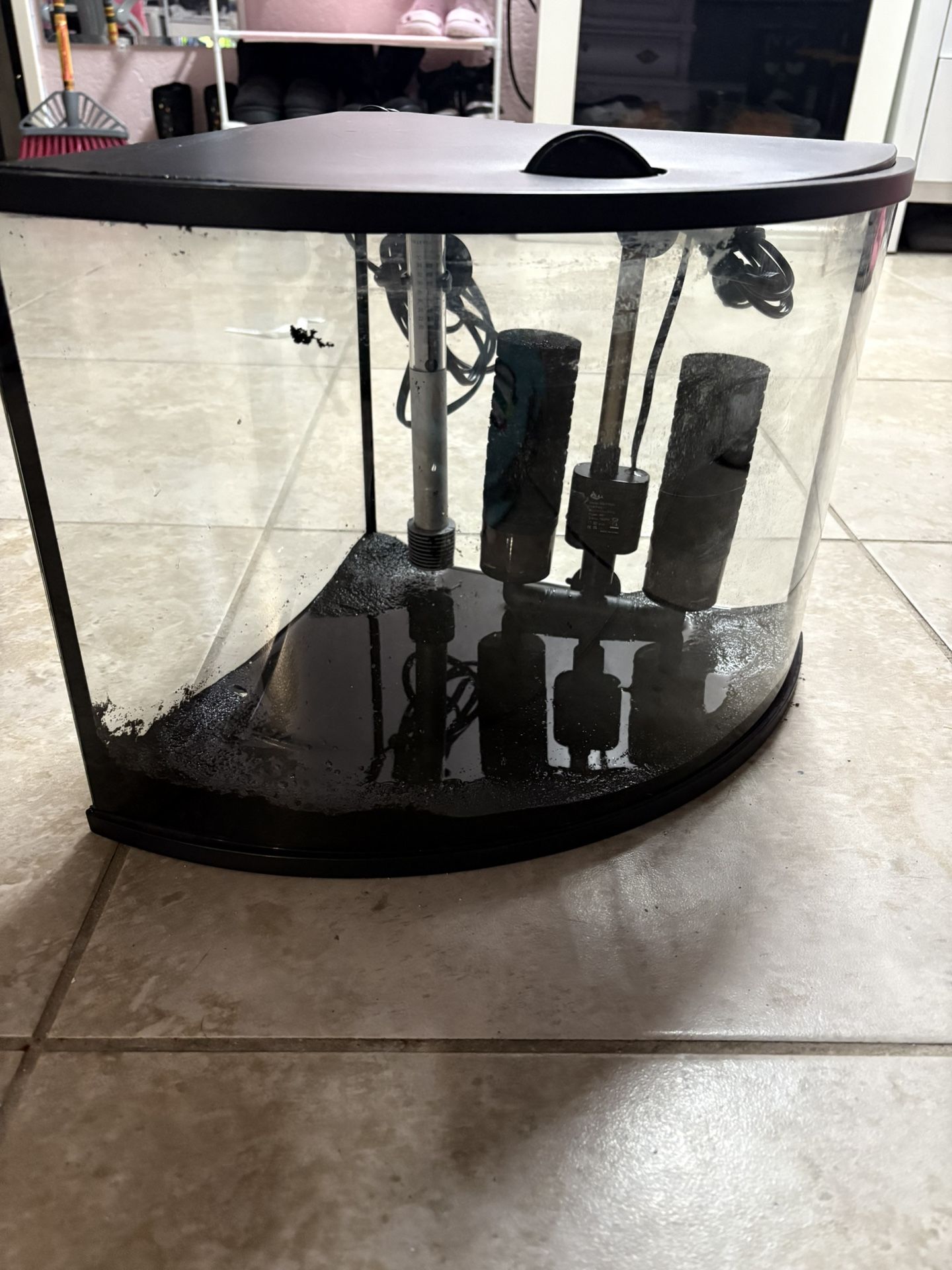 Top Fin Corner Tank Aquarium  6 Gallon