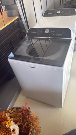 New XL washer and dryer