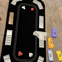 All-In-One Casino Party Set – Poker, Craps, Roulette Mats + Prop Cash