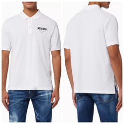 Moschino White Men's Polo