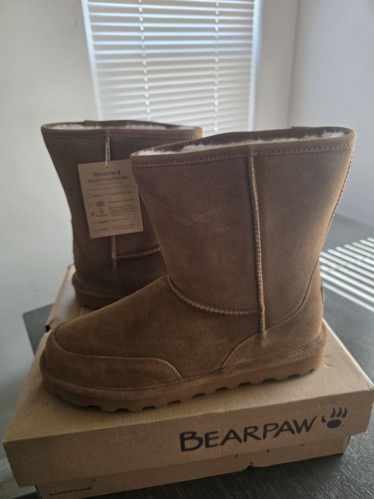 Bearpaw Brady - Men's Comfort Suede Boot - 2166m Hickory II 220 US 12