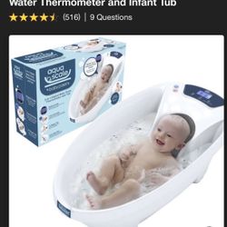 Baby Patent Aqua Scale 3-in-1 Digital Scale Water Thermometer and Infant Tub