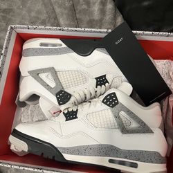 Jordan 4 White Cement