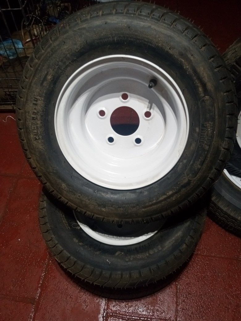 MILLION PARTS Pair 205/65-10 20.5x8.0-10 Trailer Tires 10 PR Load Range C Bias Tire MILLION PARTS Pair 205/65-10 20.5x8.0-10 Trailer Tires 10 PR Load