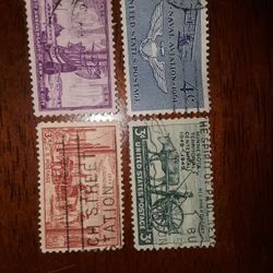 USA vintage postal stamps