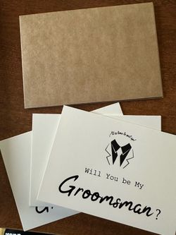 Groomsman Cards