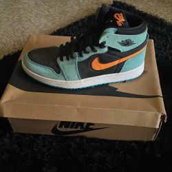 Air Jordan 12 Bleach Aqua Bright Citrus 