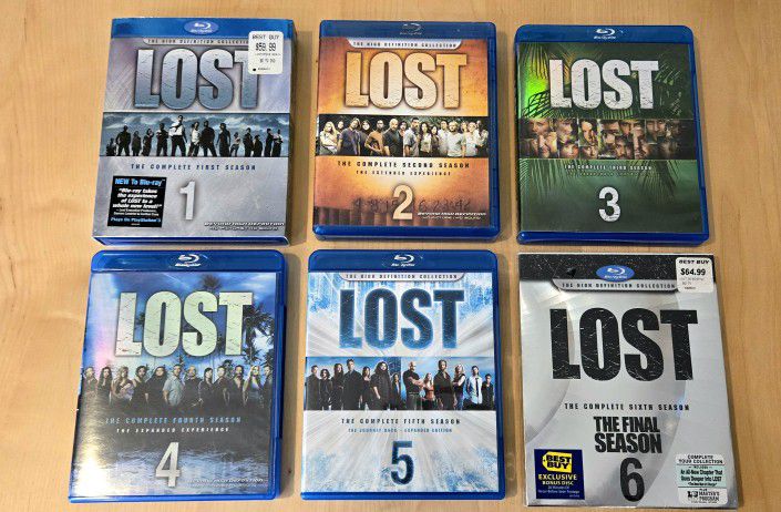 Lost TV Blu Ray Season 1 - 6 