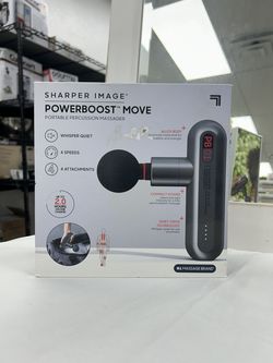 Sharper image powerboost move massager brand new