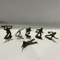 Marx Battleground Plastic USA Soldiers 1960s Figures Vtg