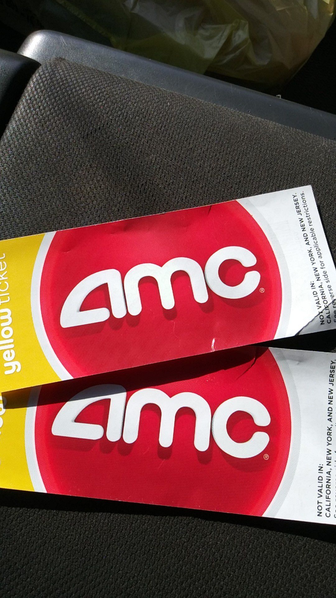 AMC movie theater tickets