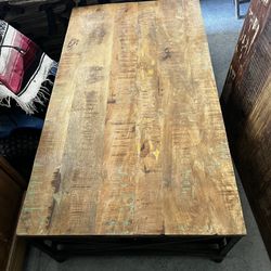 Industrial/Antique Style Coffee Table