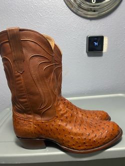 Men's Quail Ostrich boots