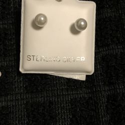 Pearl Silver Studs