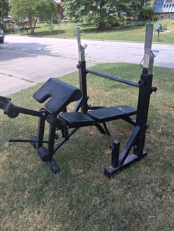 Heavy duty Olympic full size bench