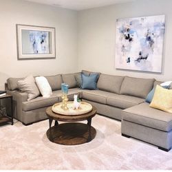 U-shaped Sectional- Practically New