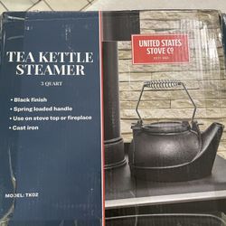 CAST IRON 3 QT TEA KETTLE