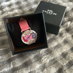 Brand New Pink Coach Watch