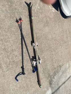 Rossignol Skis with Bindings and Poles