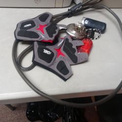 Bike Lock Gloves And Bike Lights