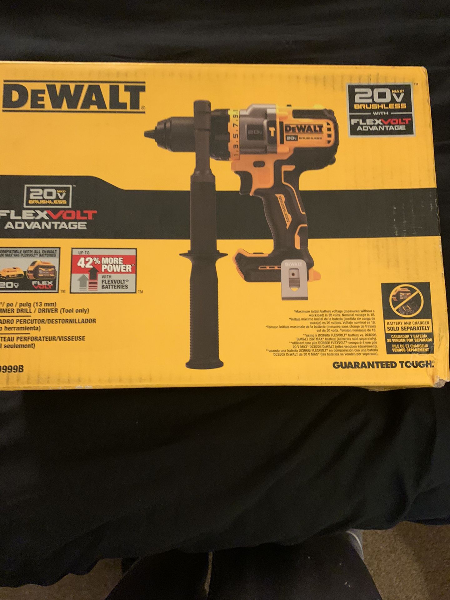 Dewalt 1/2 Hammer drill driver 20 Volt Brushless Flex volt