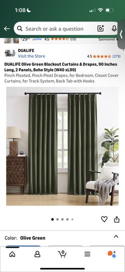 Blakout Curtains/ Cortinas