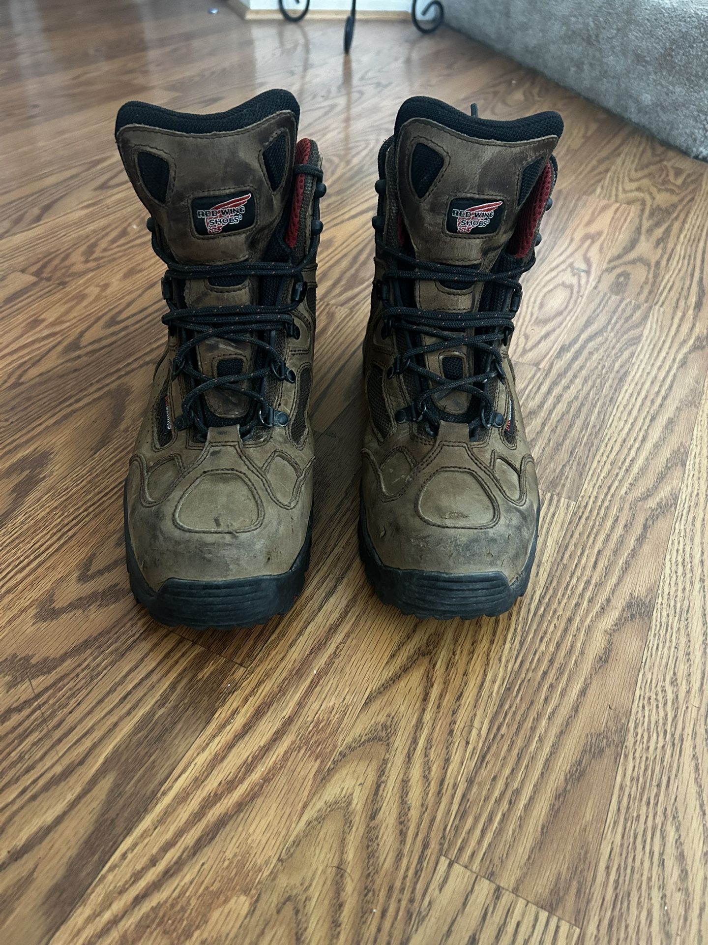 Red Wing Steel Toe Boots – Size 11.5 & 9.5 – Vibram Soles