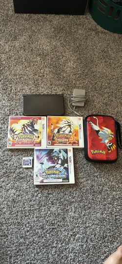 3DS New XL and Pokemon game bundle (read description)