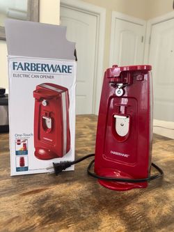 Farberware Electric Can Opener Red
