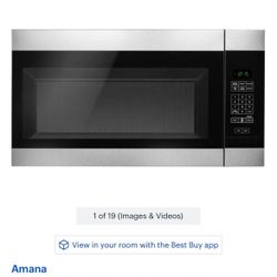 Amana AMV2307PFS 1.6 cu. ft. Over the Range Microwave in Stainless Steel Brand New