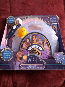 Disney Wish Bluetooth Sing Along Boombox