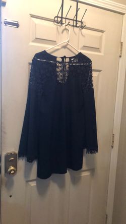 Cute Navy Blue Women’s Dress Size L