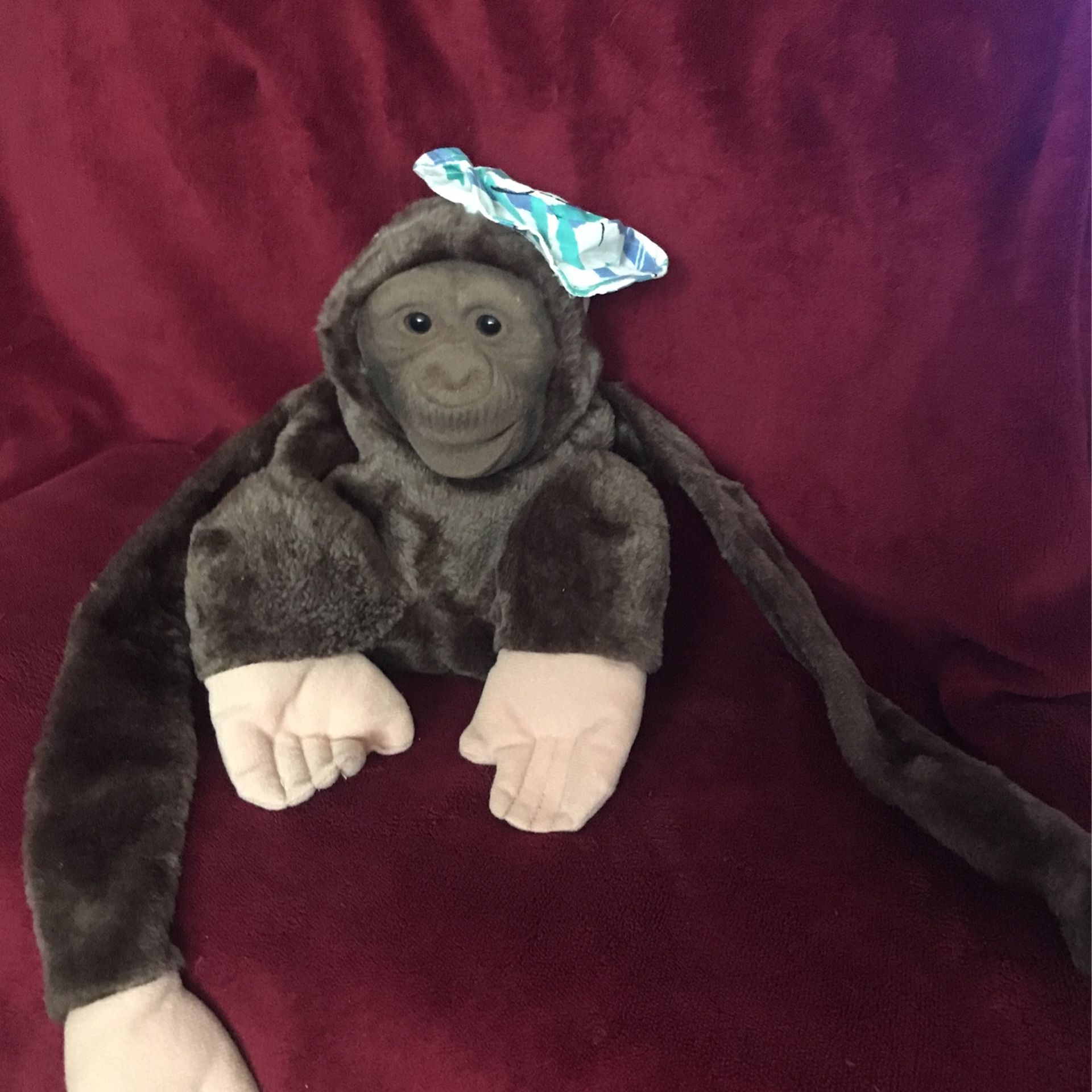 Vintage Monkey /chimpanzees Hand Puppet 