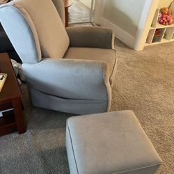 Rocker with ottoman.  $35