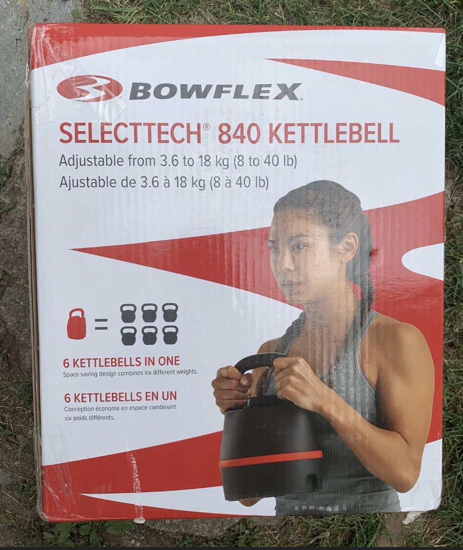 Bowflex SelectTech 840 Kettlebell Single Adjustable Weight Brand New