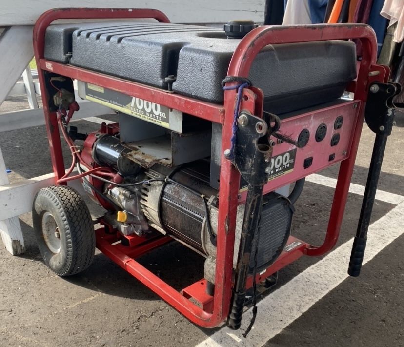 Generac 7000 Watt Generator With Electric Start No Battery Included