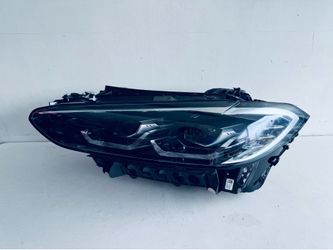 2021-2023 BMW 4 SERIES  LEFT DRIVER SIDE HEADLIGHT LED BLACK OEM