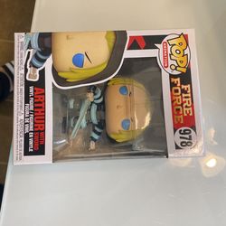 Funko Pop Fire Force Arthur Force With Sword